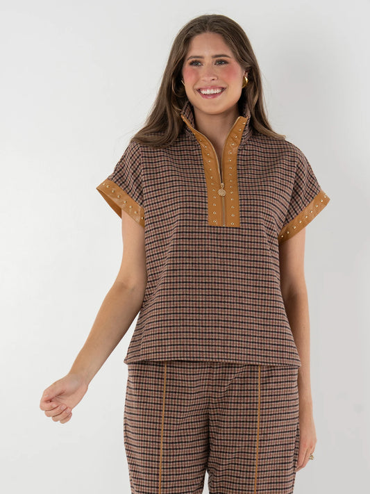 Emily McCarthy Poppy Pullover- Tweed