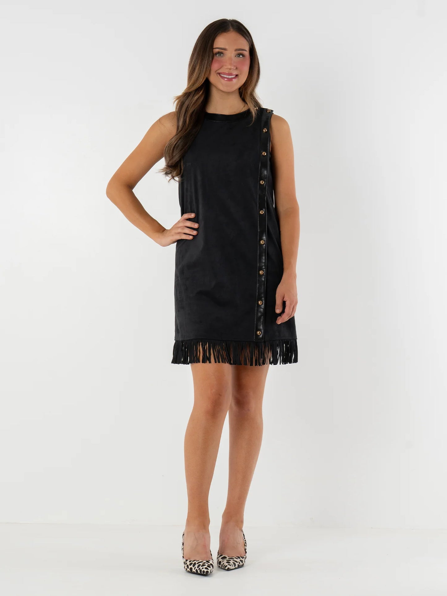 Emily McCarthy Tory Suede Dress-Tap Shoe