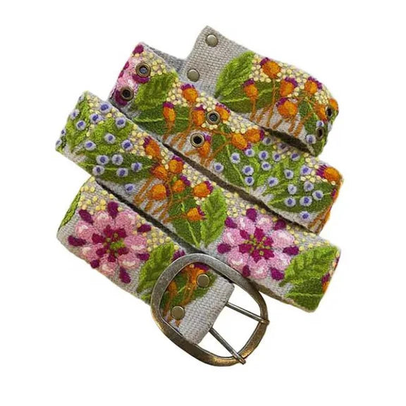 Jenny Krauss Handmade Freshwater Floral Belt