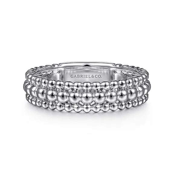 Gabriel Sterling Silver Bujukan Band