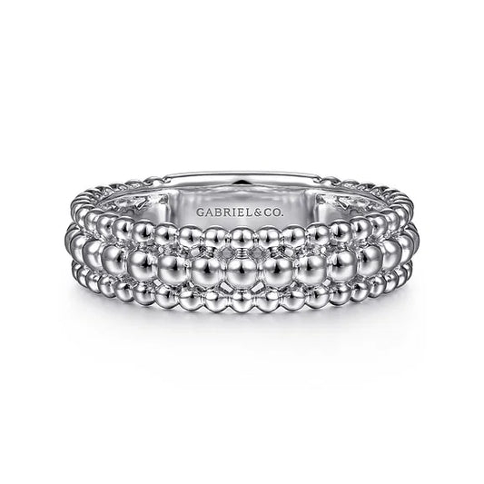 Gabriel Sterling Silver Bujukan Band