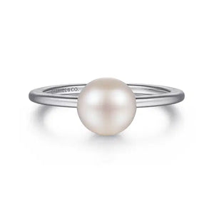 Gabriel Sterling Silver Pearl Ring