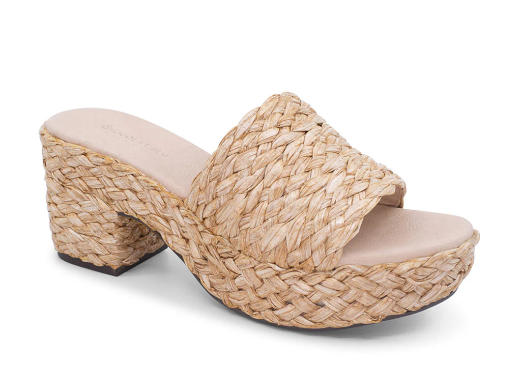 Choclat Blu Gilda Natural Raffia