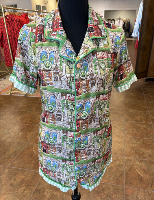 Mandi Paris Designs Short PJ's-Dublin Print