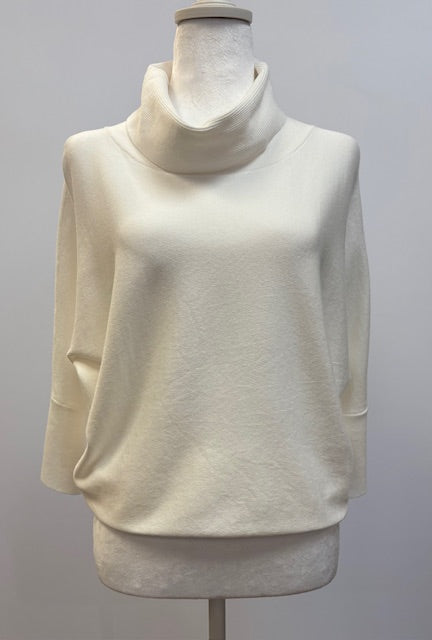 Elliot Lauren Cowl Neck Sweater-Cream