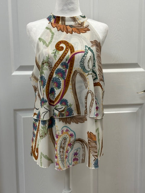 Isle Lotus Top- Jumanji Print