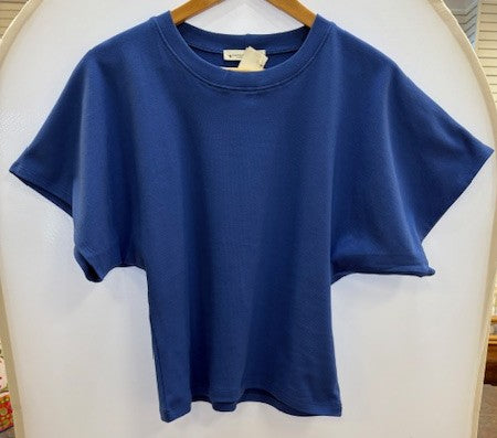 Necessitees Angel Tee-Cobalt