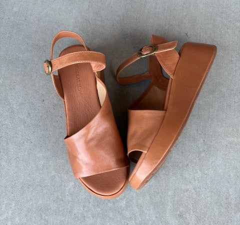 Chocolat Blu Etta Sandal-Camel
