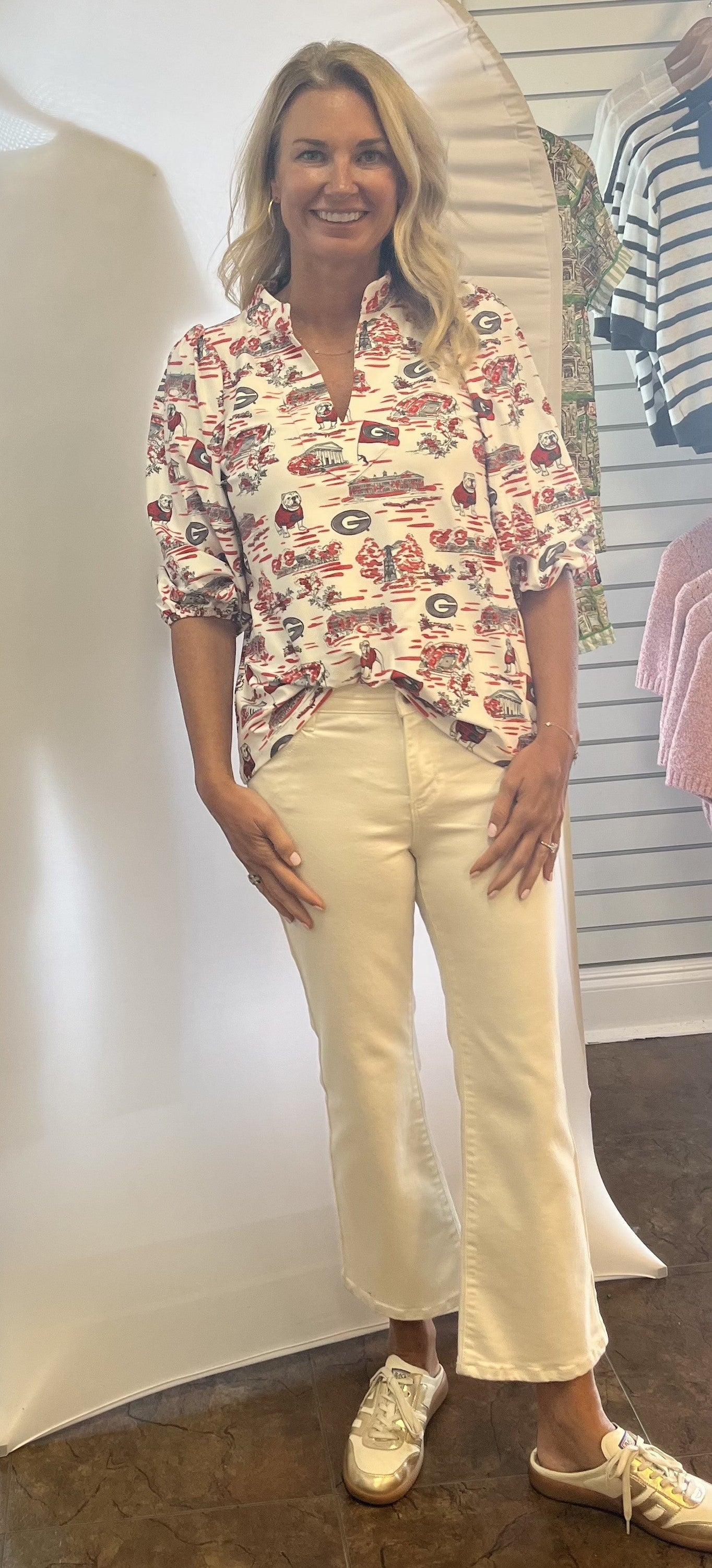 Smith & Quinn Eliza Top-Georgia Toile