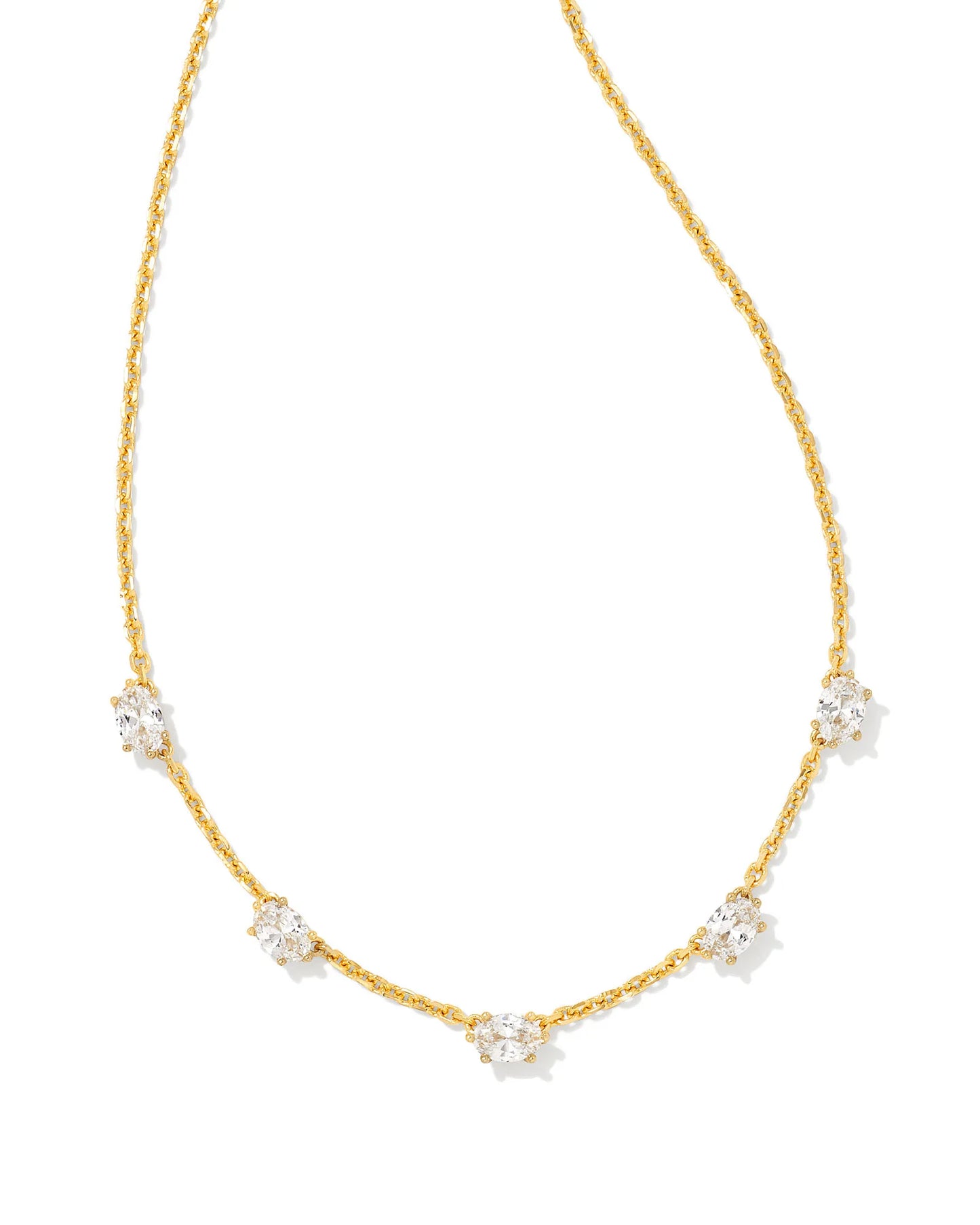 Kendra Scott Cailin Strand Necklace Gold/Crystal