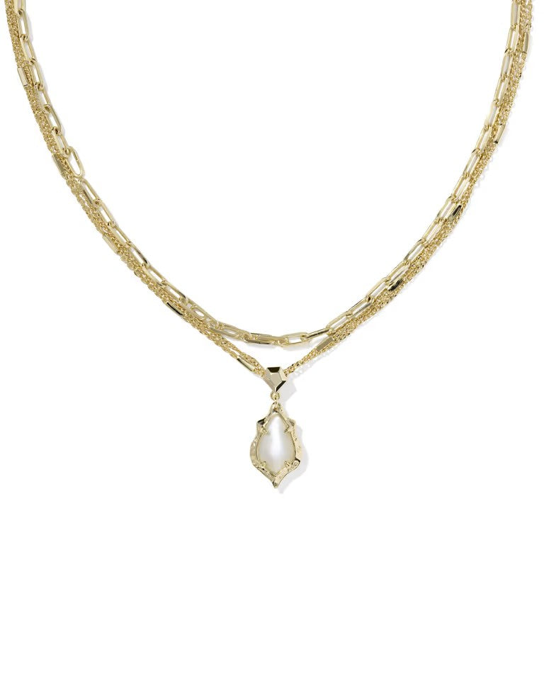 Kendra Scott Adriana Scallop Multi Strand Necklace