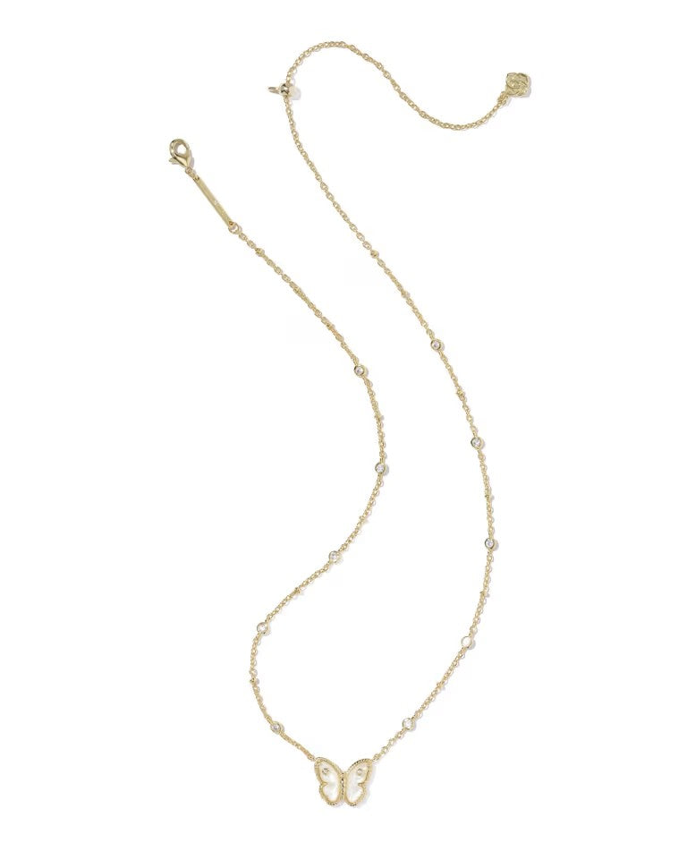Kendra Scott Cailey Butterfly Short Pendant Necklace