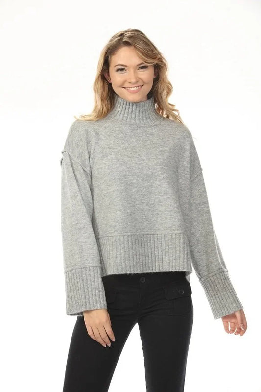 Rain & Rose sweater -heather gray