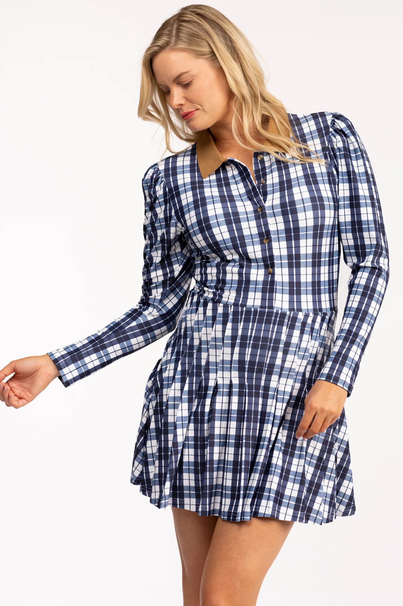 Smith & Quinn Edith Dress in Mariners Plaid