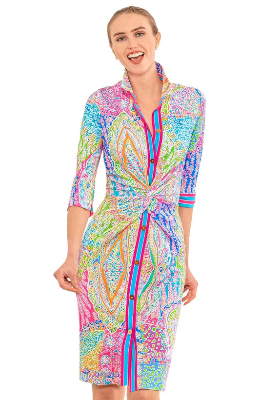 Gretchen Scott Twist & Shout Dress in Grand Bazaar