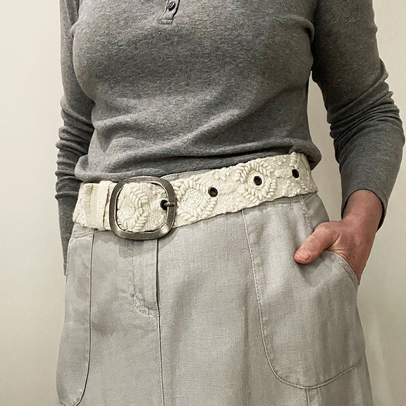 Jenny Kraus Handmade Wandering Clouds Belt