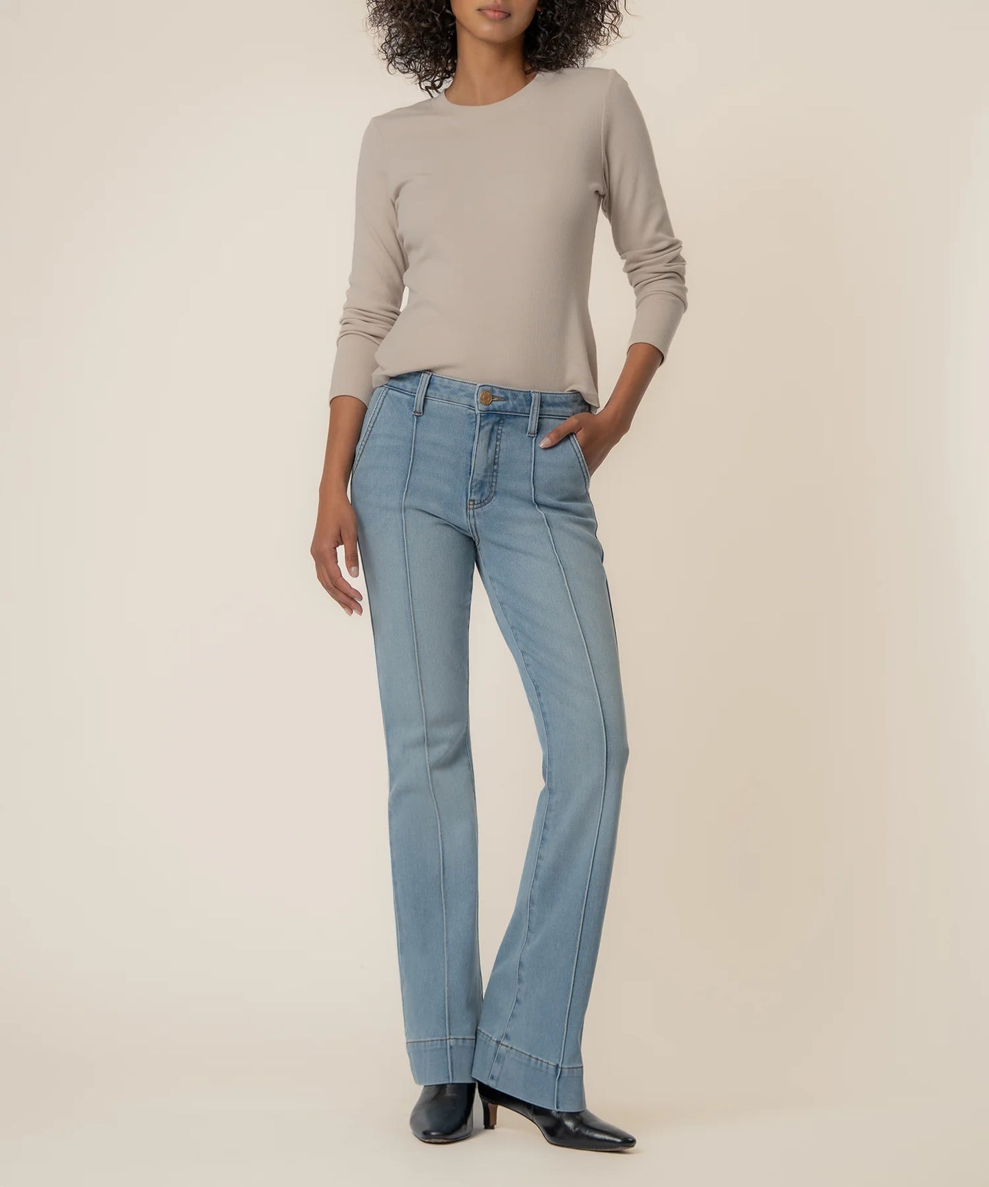 Kut From The Kloth Ana High Rise Fab Ab Flare-Considered