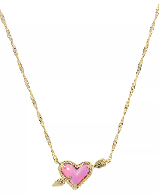 Kendra Scott Ari Heart Arrow Pendant Necklace
