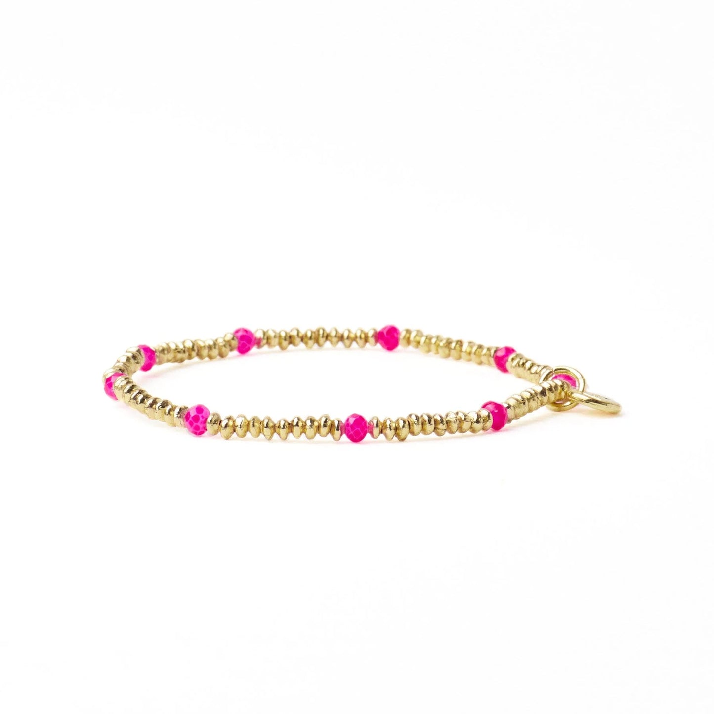 Ink + Alloy Ashley Small Gold & Crystal Stretch Bracelet
