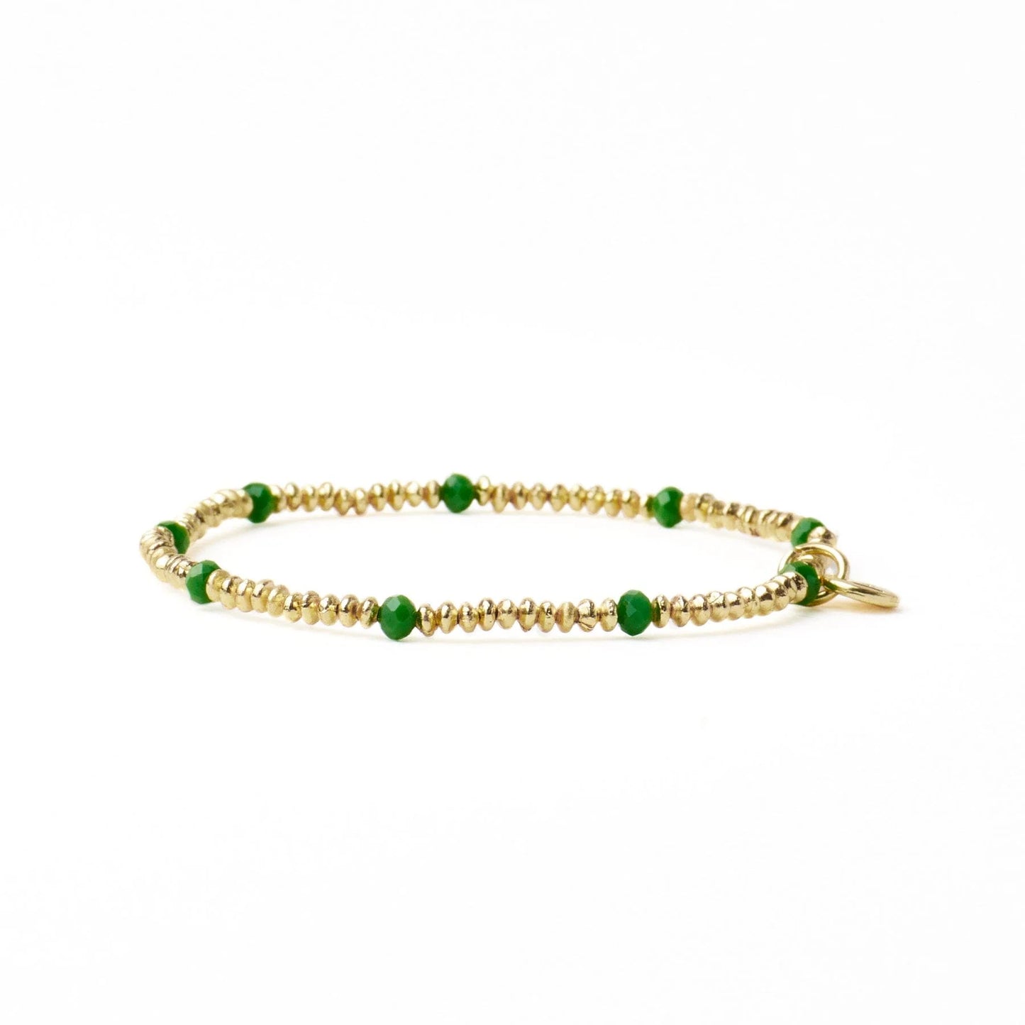 Ink + Alloy Ashley Small Gold & Crystal Stretch Bracelet