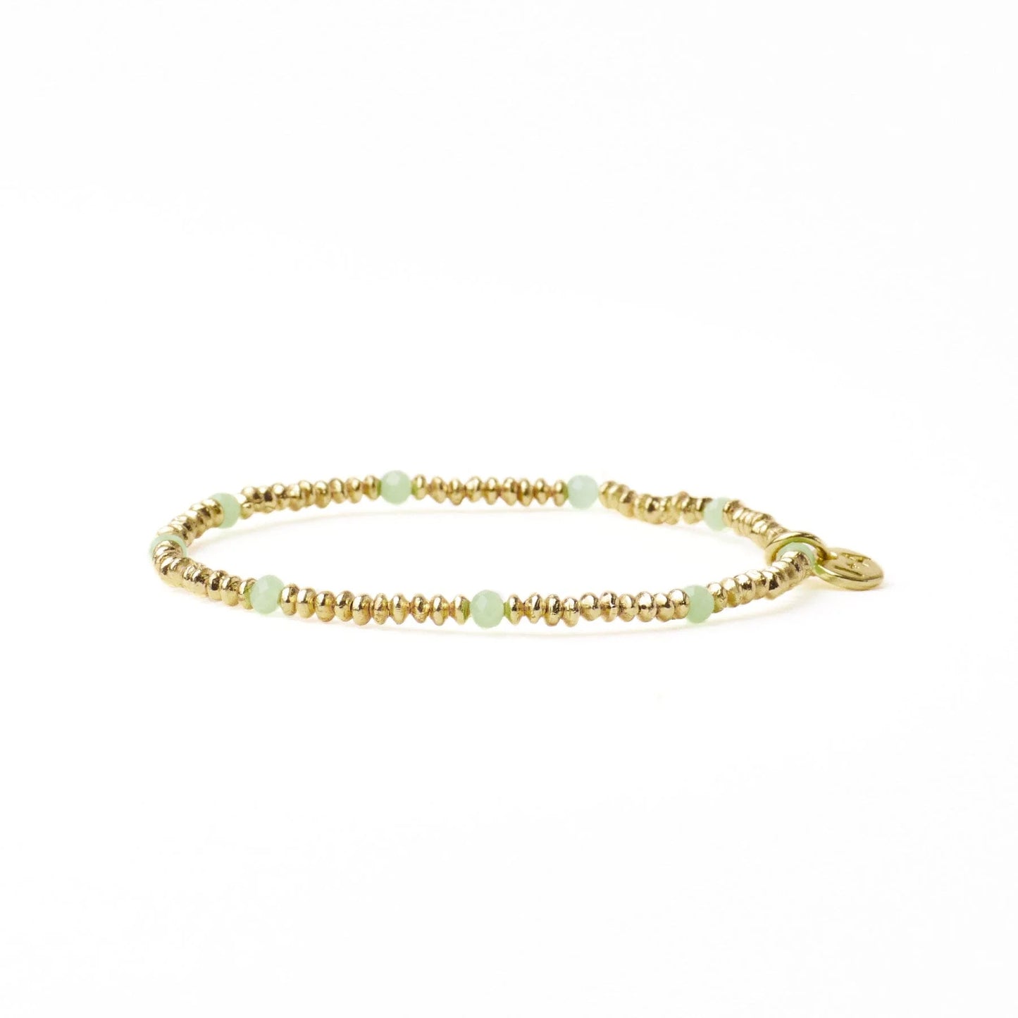 Ink + Alloy Ashley Small Gold & Crystal Stretch Bracelet