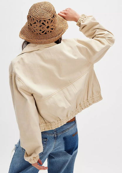 Free People Birdie Jacket-Puff Pastry