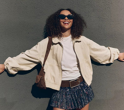 Free People Birdie Jacket-Puff Pastry