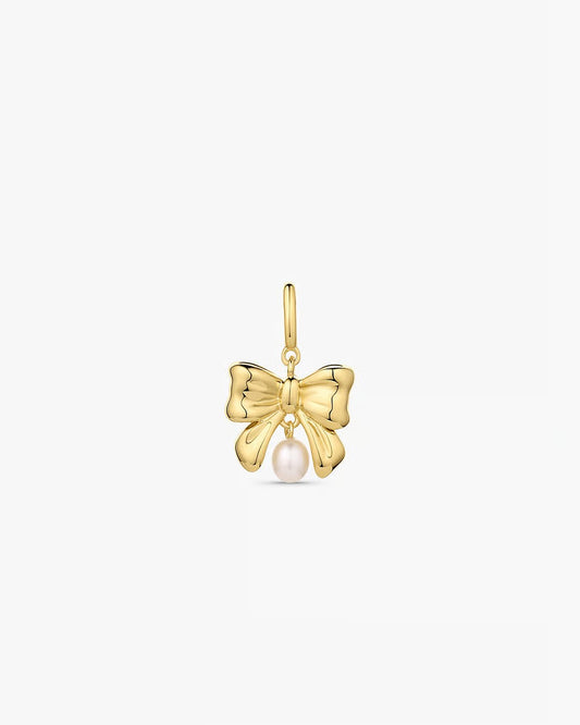 Gorjana Bow Pearl Parker Charm