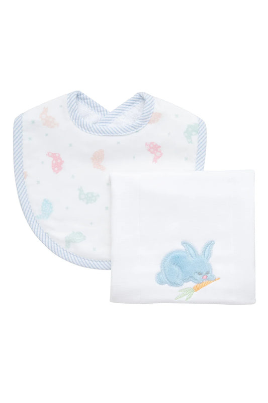 3 Marthas Bunny Basic Bib & Burp Boxed Set