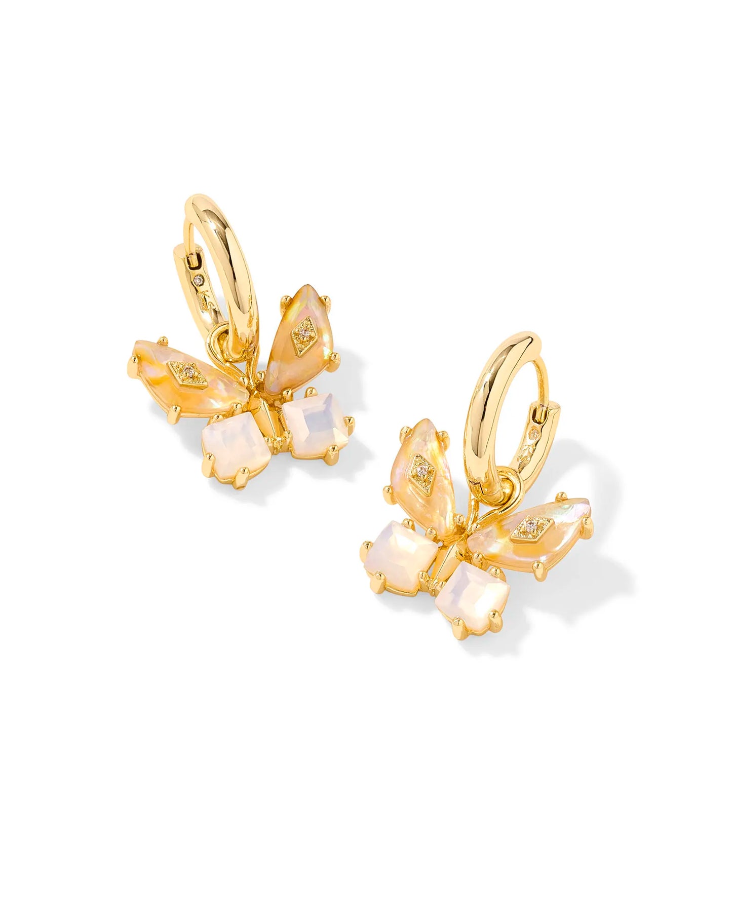Kendra Scott Bianca Butterfly Huggie Earrings
