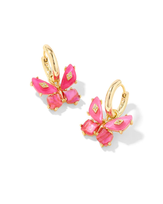 Kendra Scott Bianca Butterfly Huggie Earrings