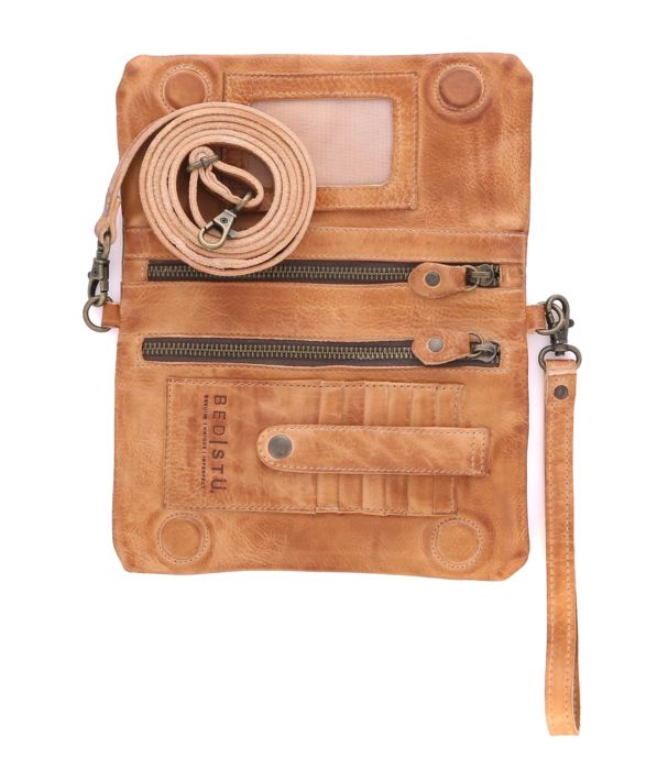 Bedstu Cadence Crossbody Handbag in Tan Rustic