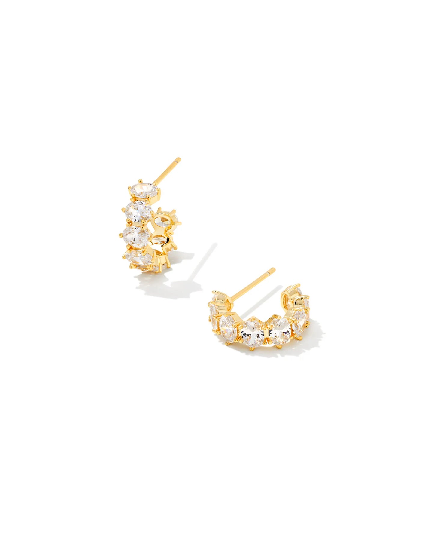 Kendra Scott Cailin Crystal Huggie Earrings