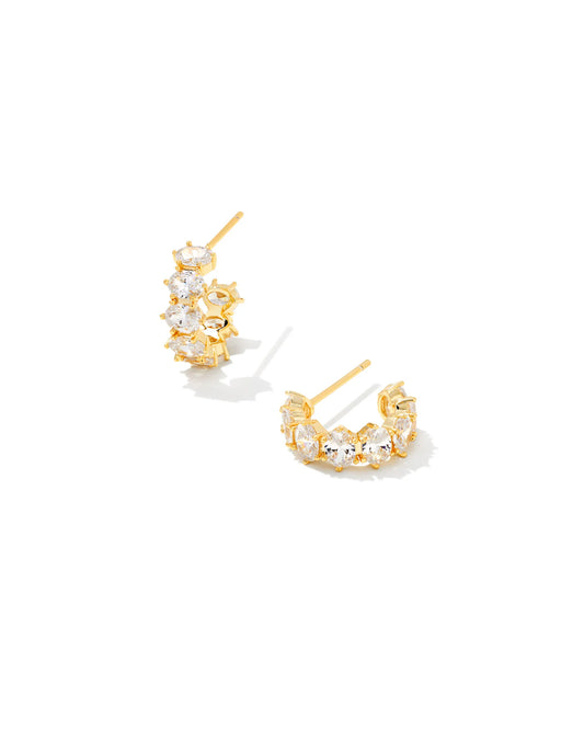 Kendra Scott Cailin Crystal Huggie Earrings