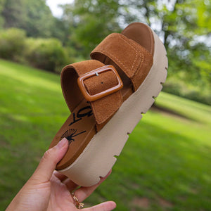 OTBT Cameo Platform Sandal in Brown