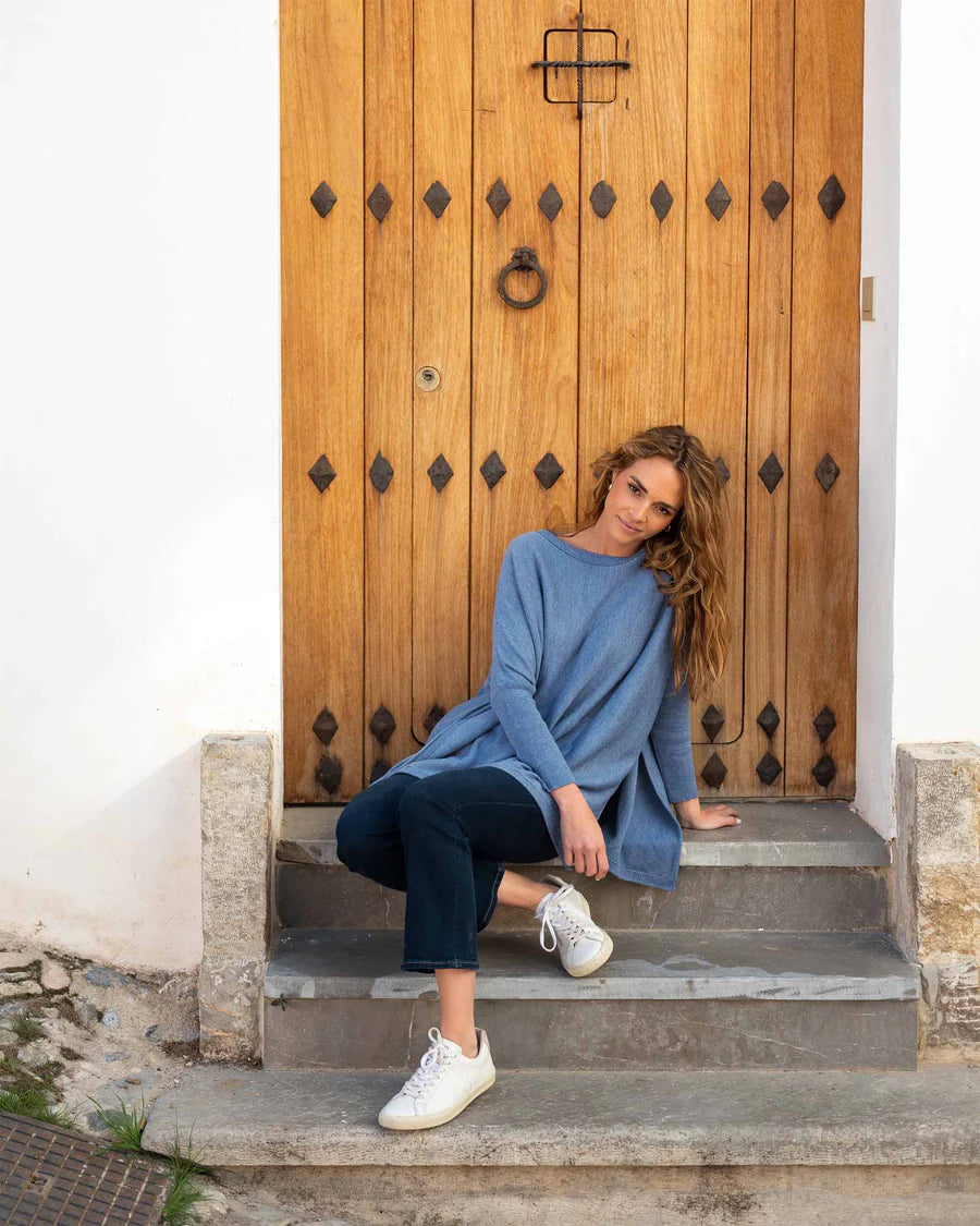 Catalina Sweater in Dutch Blue