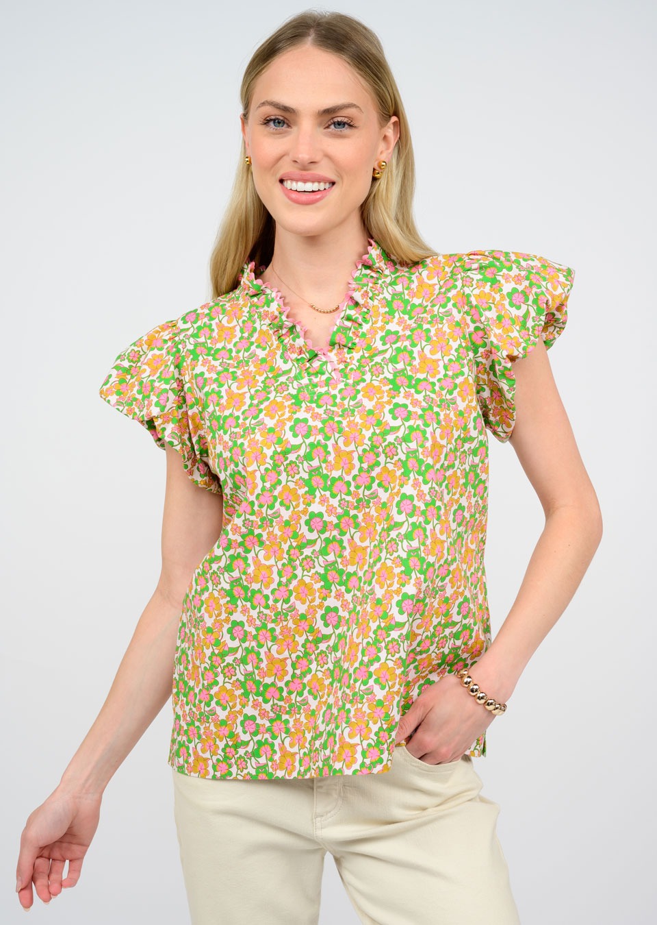 Ivy Jane Clover Popover Top