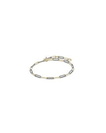 Kendra Scott Courtney Enamel Link and Chain Bracelet-Gold/Black