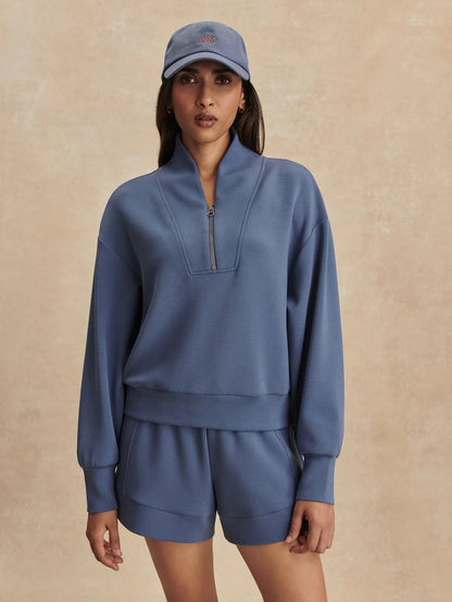 Varley Davidson Sweat-Bijou Blue