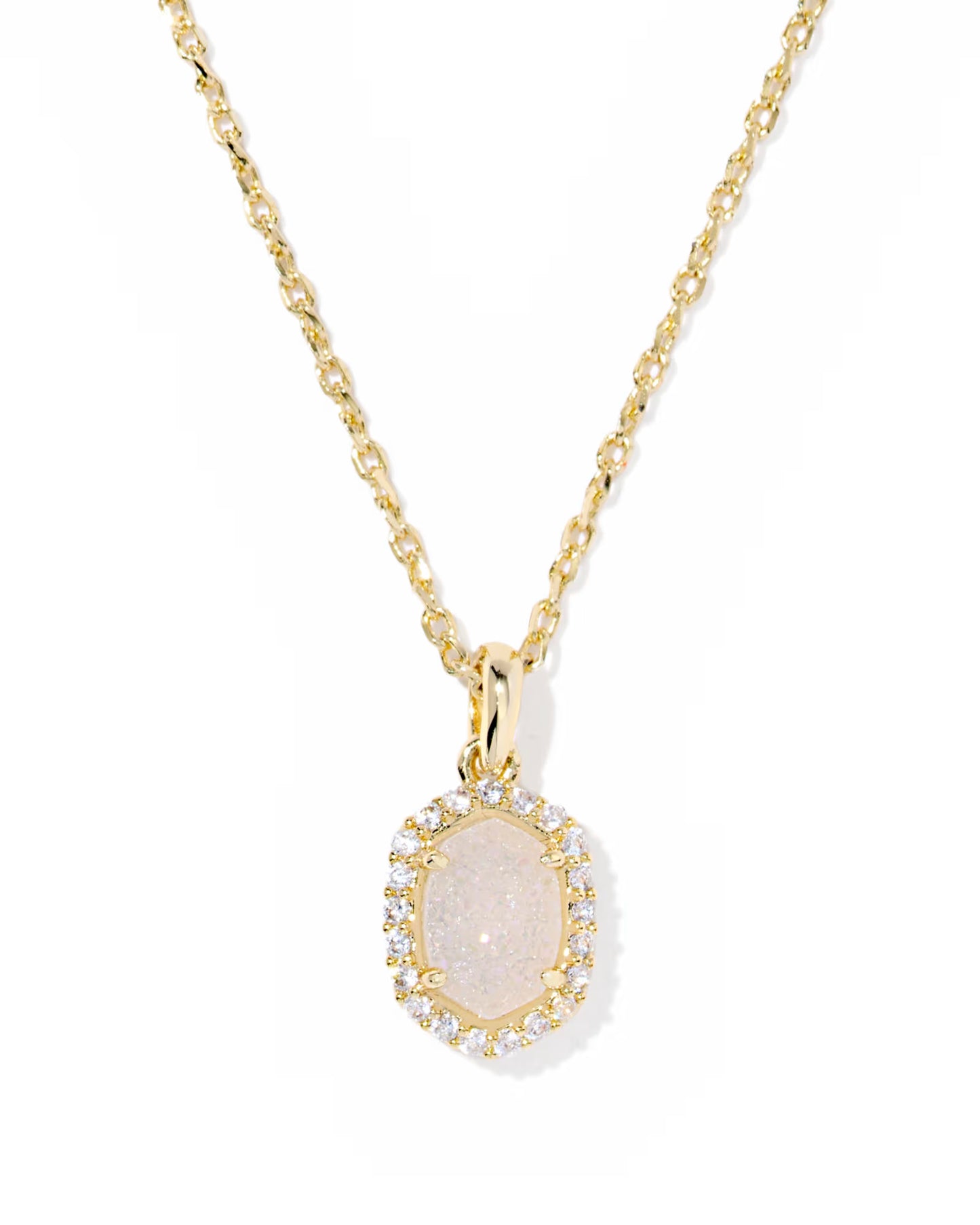 Kendra Scott Daphne Crystal Frame Short Pendant Necklace