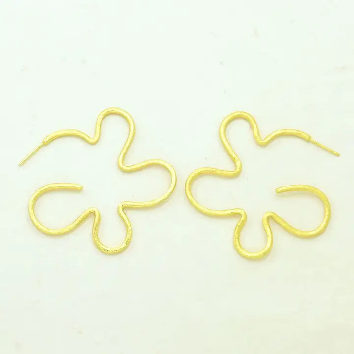 Daria Boho Chic Hoop Earring-Gold