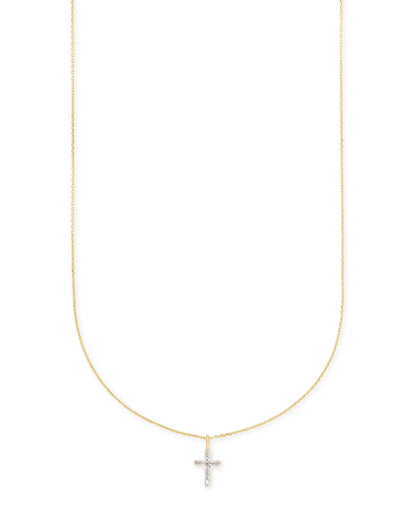 Kendra Scott Diamond & 14kt Yellow Gold Necklace