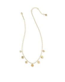 Kendra Scott Dira Short Charm Necklace-Gold