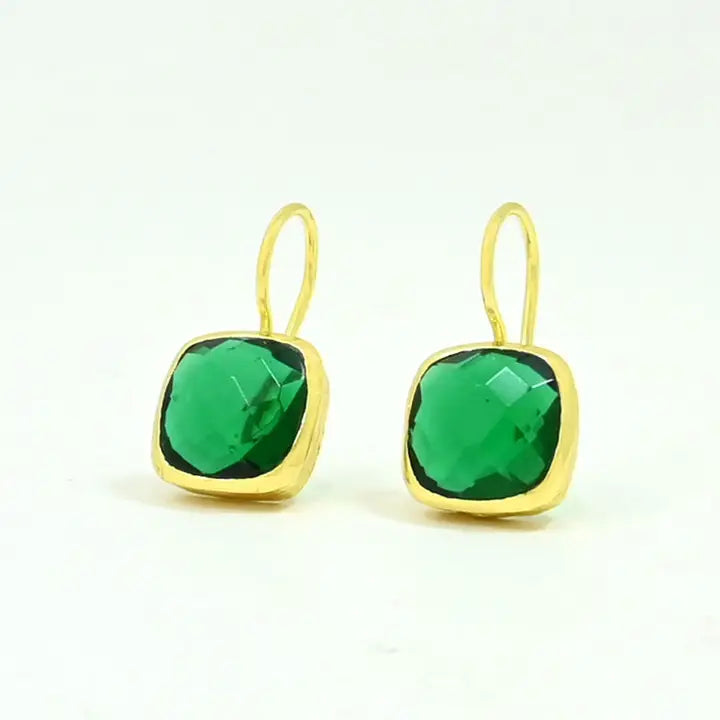 Dolce Earring-Gold/Green Tourmaline