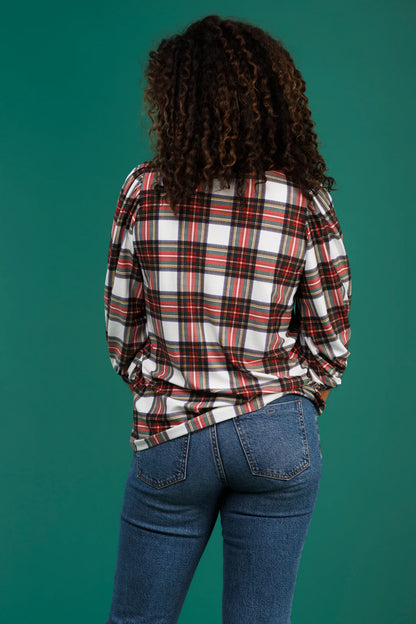 Smith & Quinn Eliza Top-Winter Tartan