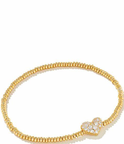 Kendra Scott Ari Heart Stretch Bracelet