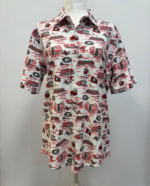 Smith & Quinn Boatyard Button Down-Georgia Toile