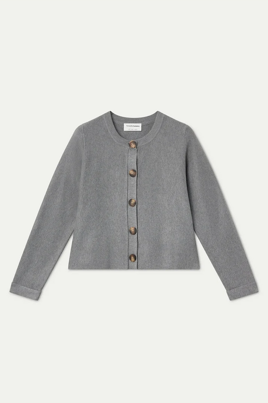 Compania Fantastica Button Front Cardigan -Grey