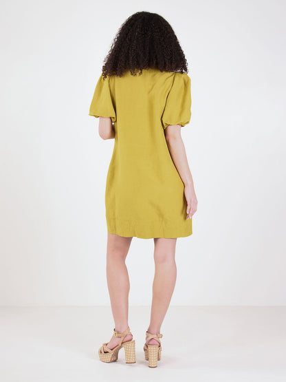 Emily McCarthy Hampton Linen Mini-Golden Olive