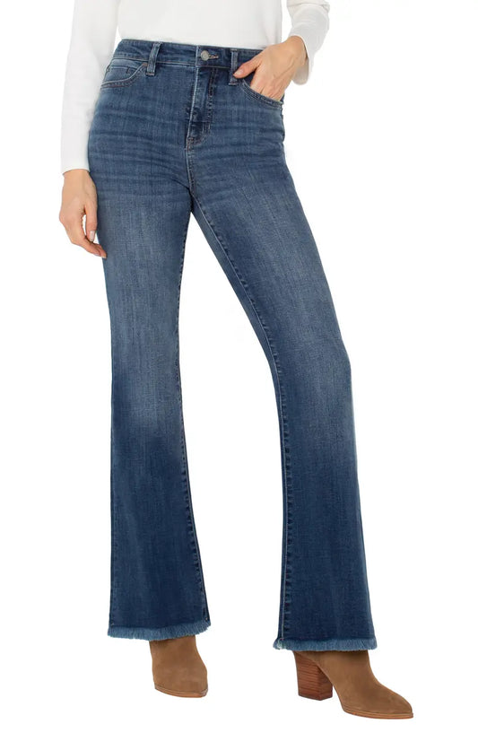Liverpool Hannah High Rise Flare Jean-Sycamore